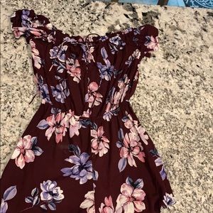 off the shoulder romper